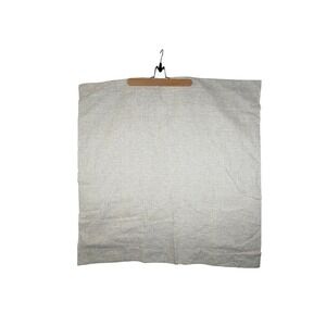 Cuddledown Euro Pillow Sham Euro Beige 100% Linen Made in Italy Quiet Luxury